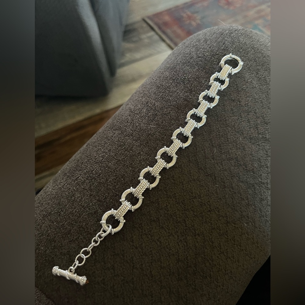 Judith Ripka toggle bracelet